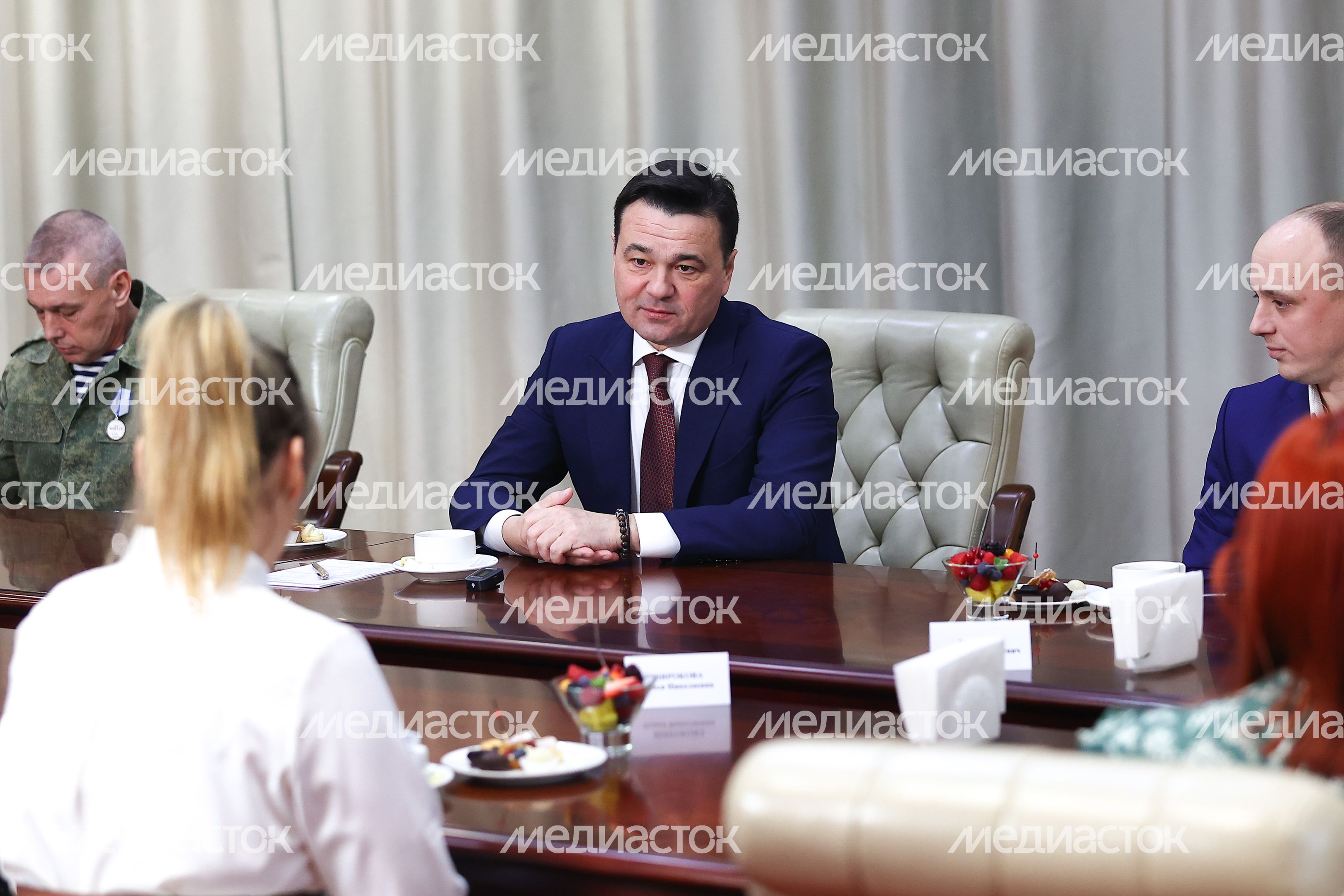 Вручение губернатором Подмосковья государственных наград участникам СВО