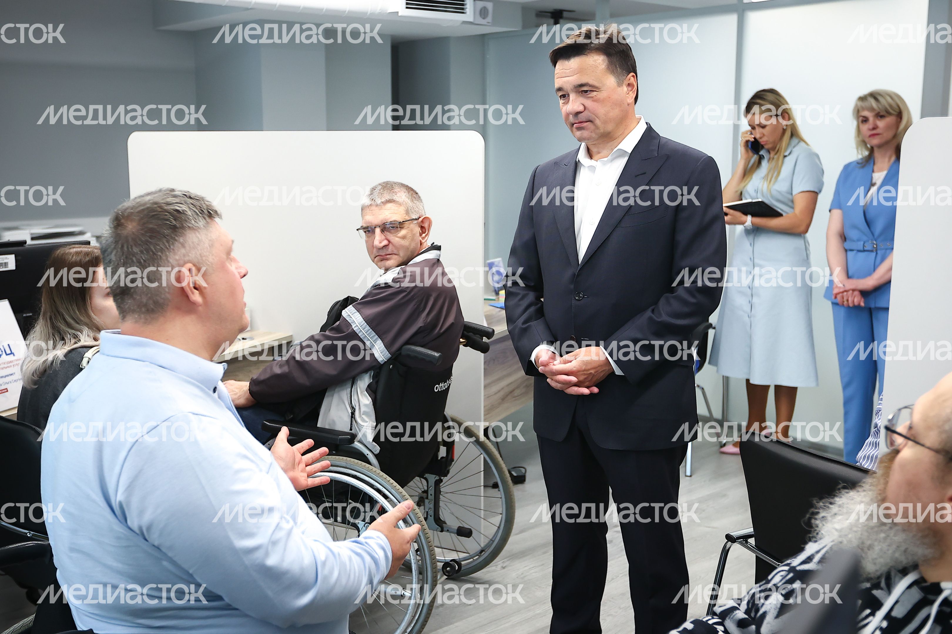 Встреча Губернатора Подмосковья с сотрудниками регионального отделения Фонда «Защитники Отечества»
