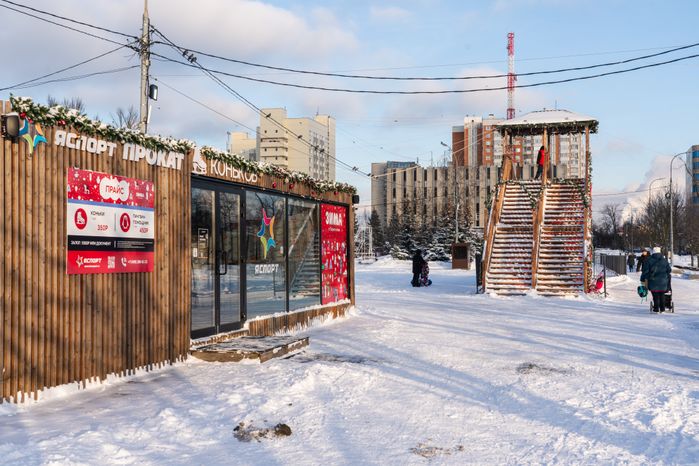 Пункт проката на центральной площади Одинцово