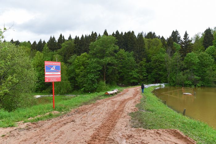 Кадры с мест подтоплений в Красногорске