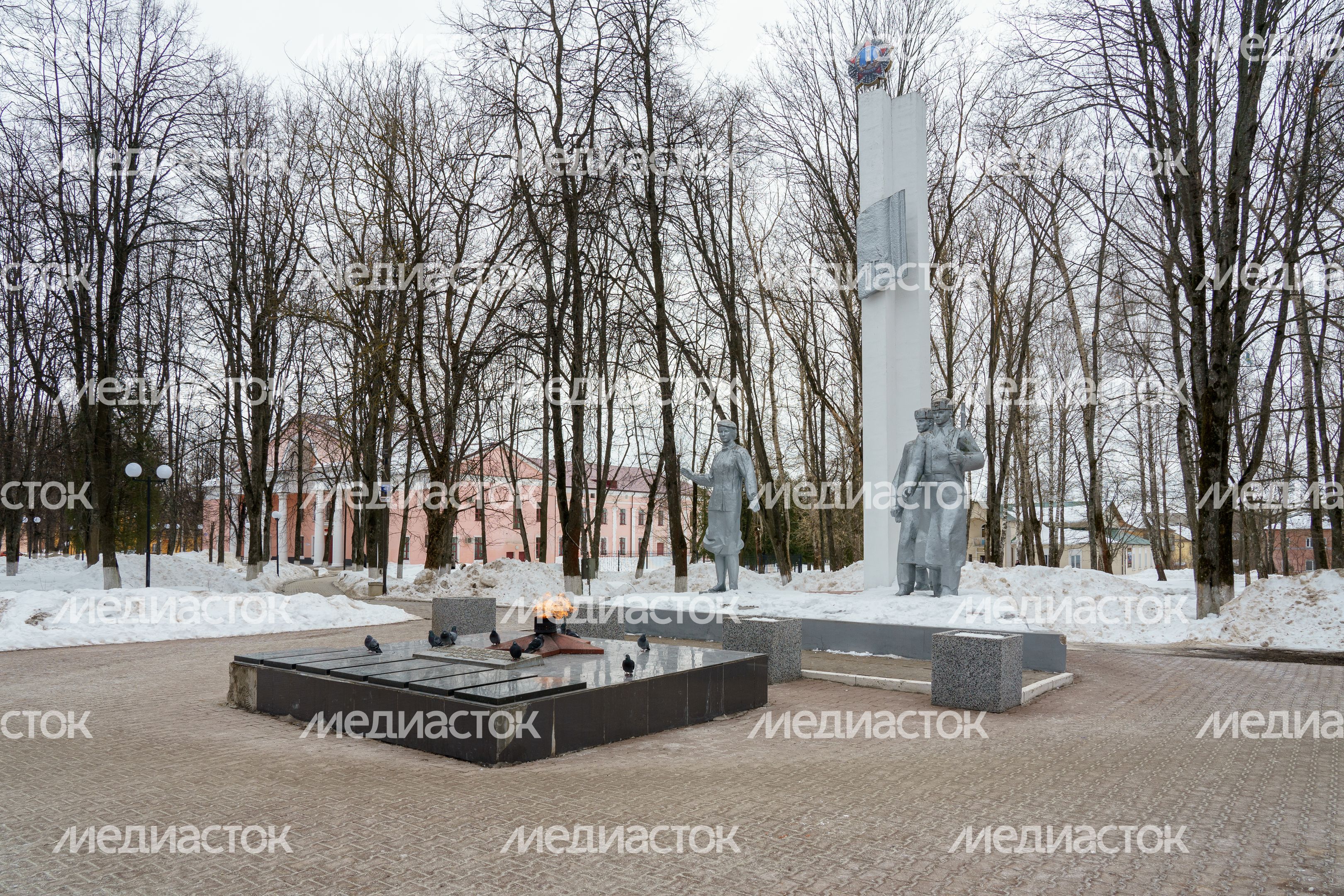 Кашира. Обелиск героям-ожерельевцам, погибшим в боях за Родину
