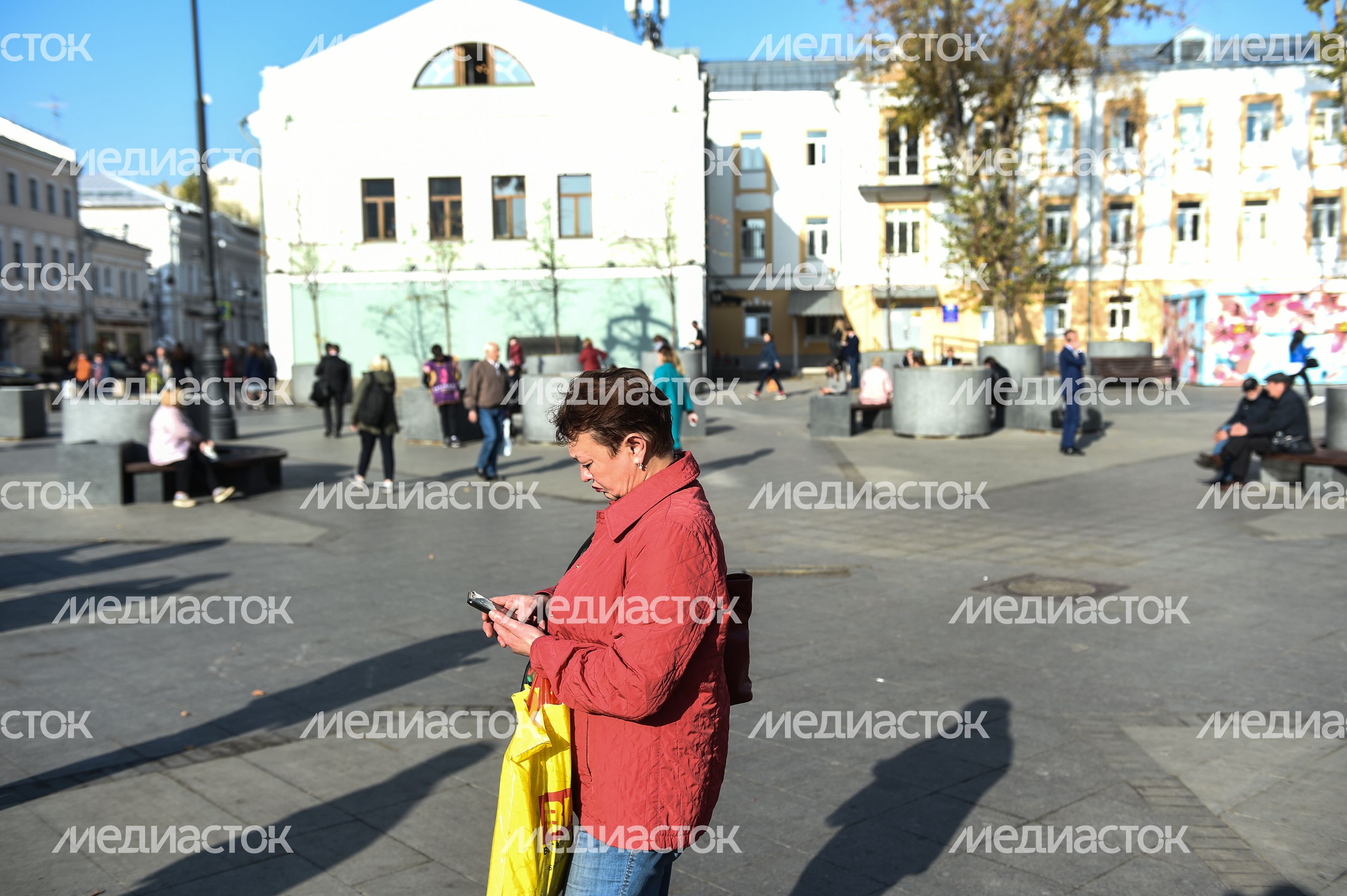 Пенсионеры в Москве