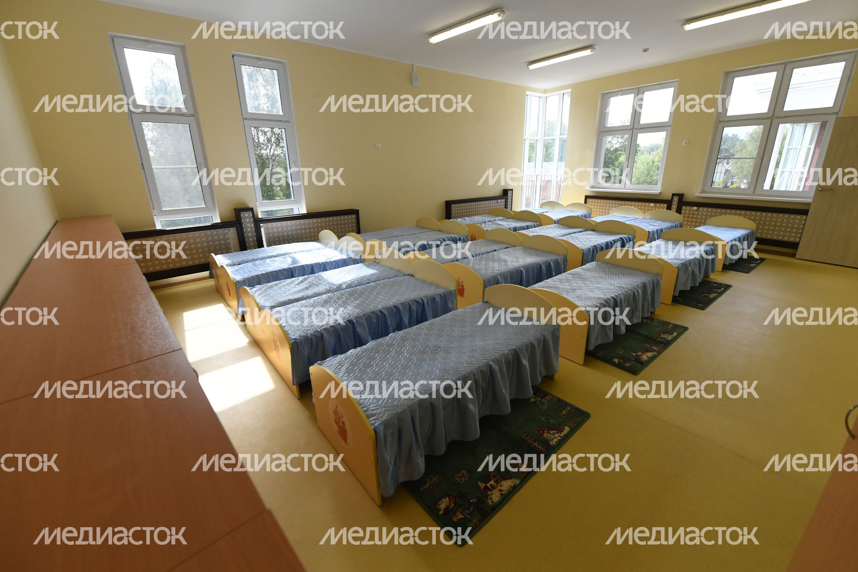 Проверка Андреем Воробьевым готовности к открытию детского сада в городском поселении Ашукино