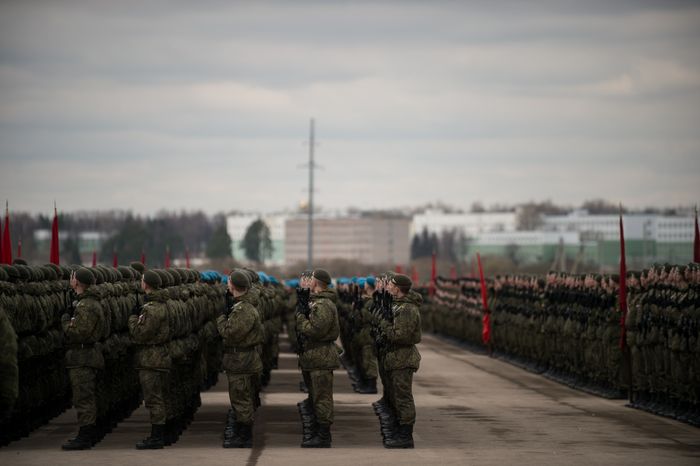 Репетиция Парада Победы в Алабино