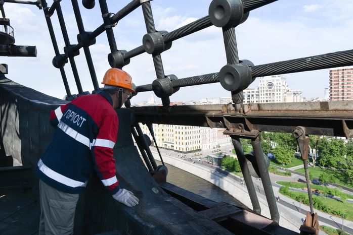Памятник «В ознаменование 300-летия Российского флота» в Москве, 2 часть