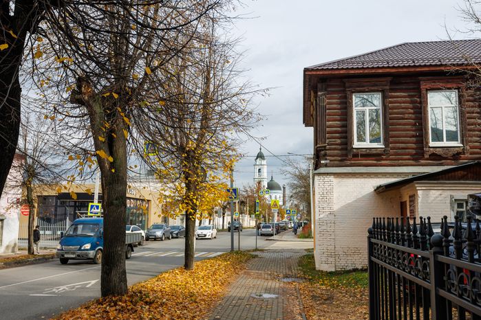 Виды Ногинска осенью