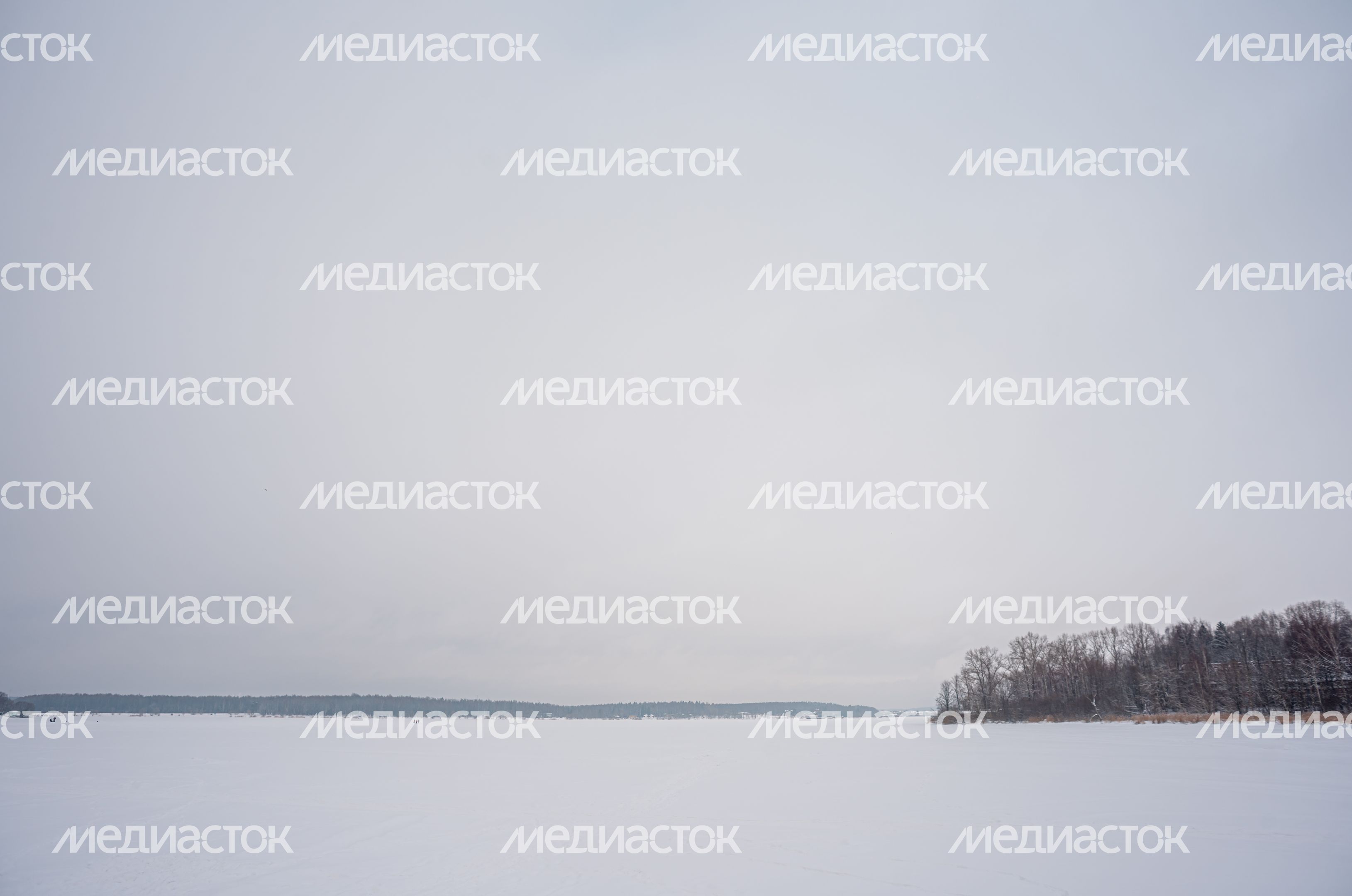 Зимние виды города Солнечногорск