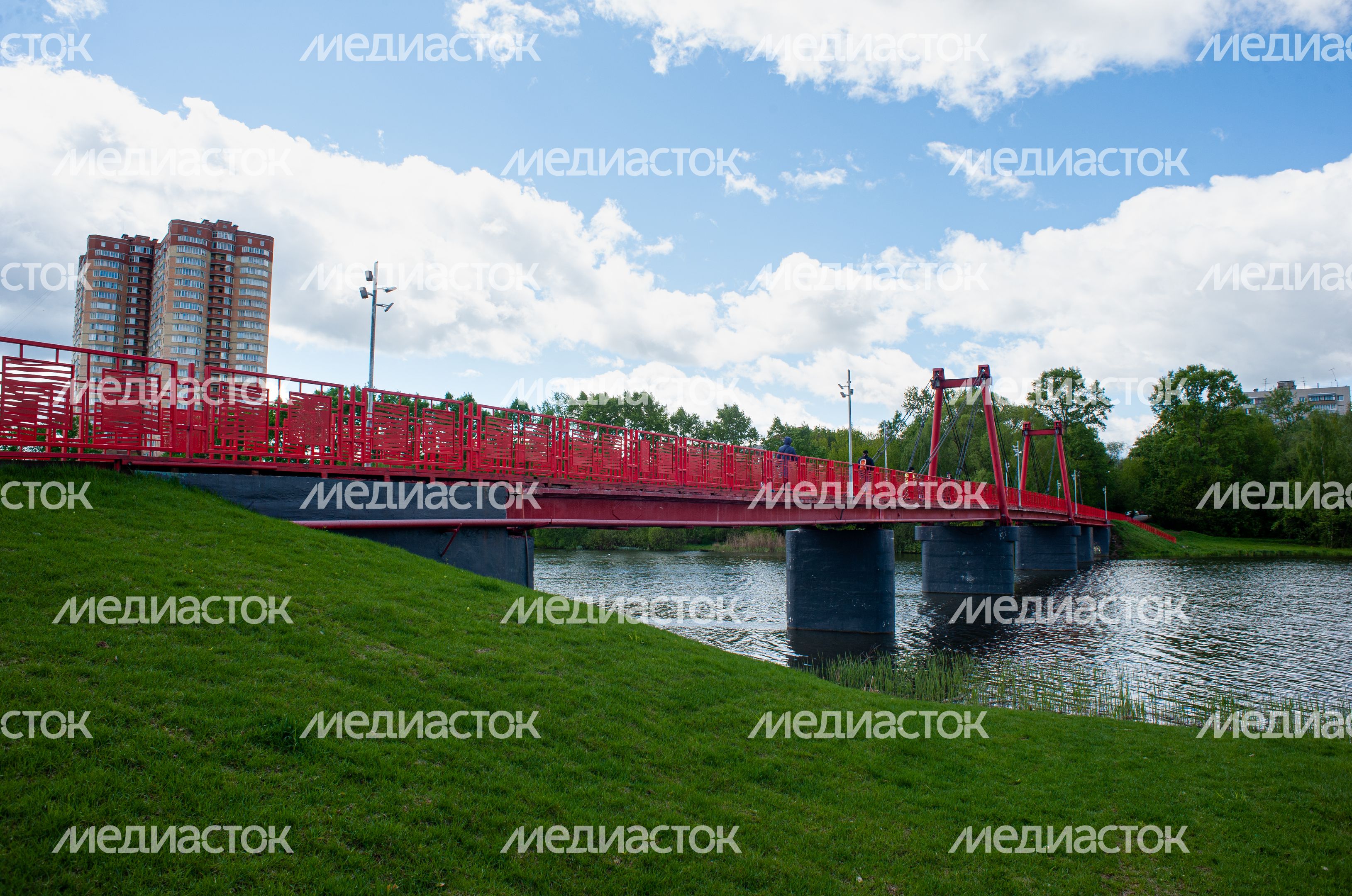 Весенние виды города Пушкино