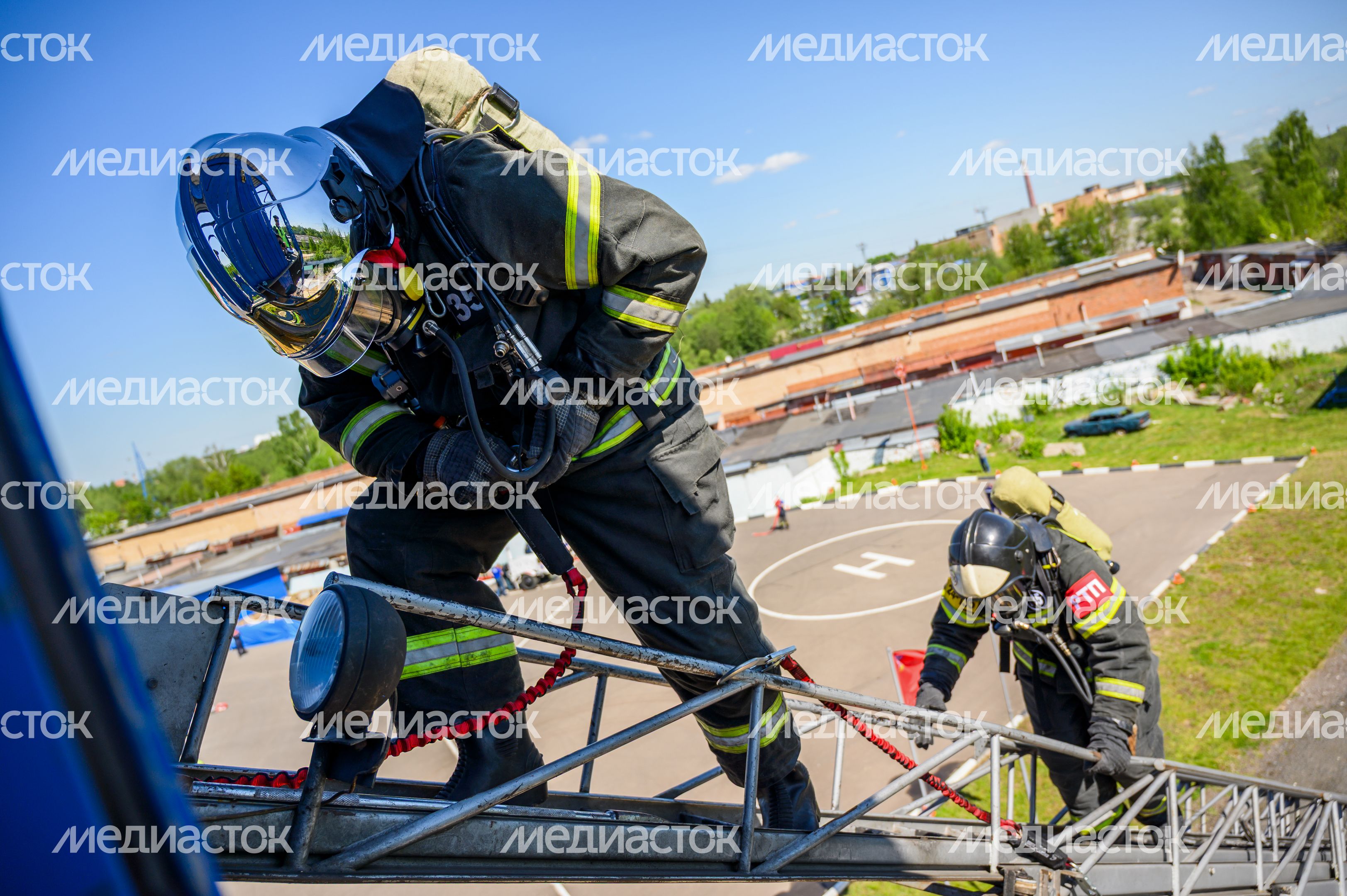 Соревнования спасателей в Ногинске Богородского округа