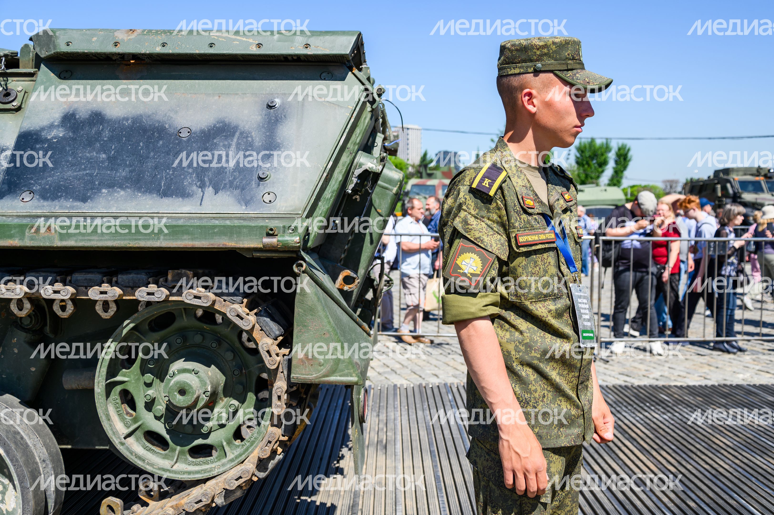 Выставка вооружения в Парке Победы, посвященная СВО