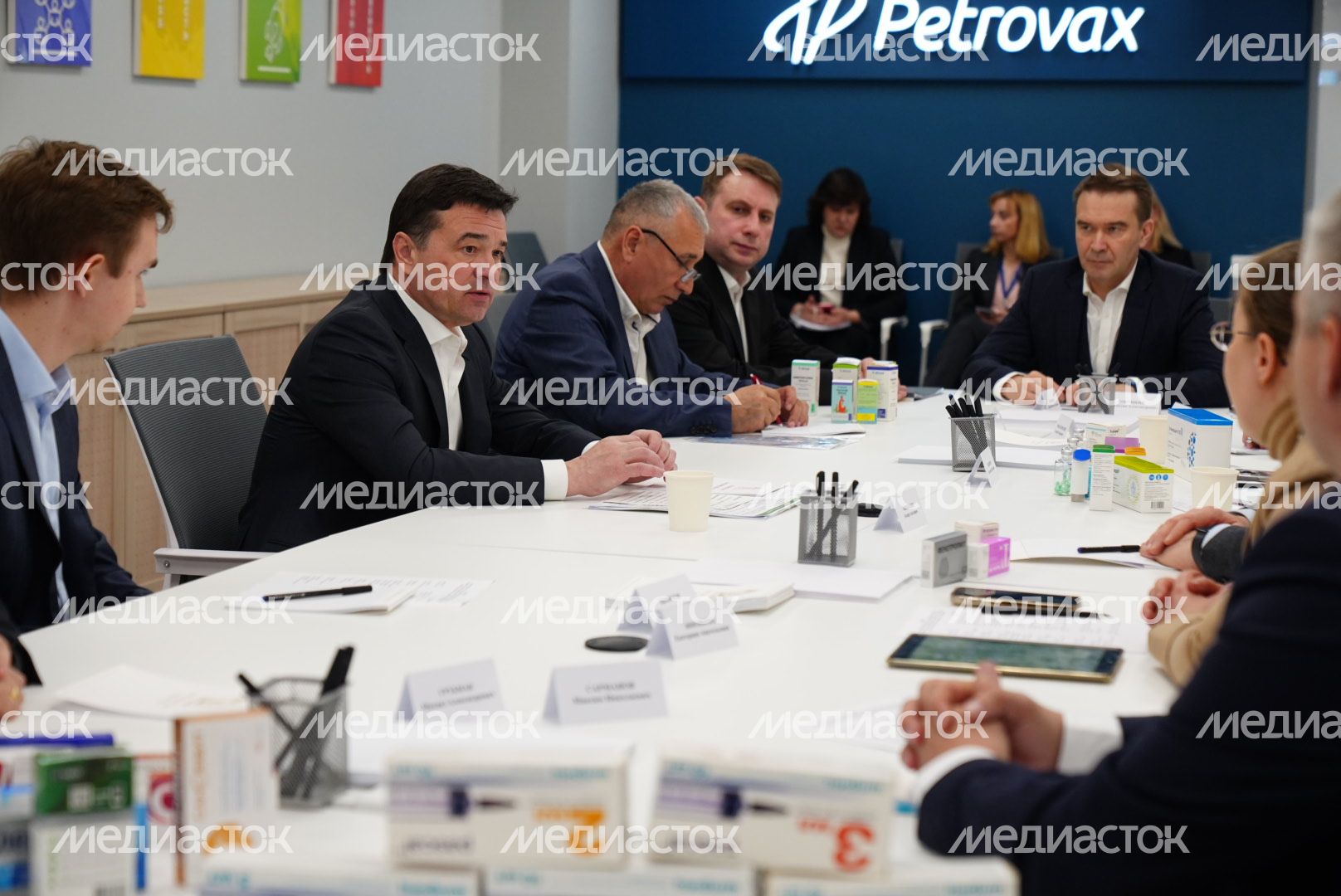 Встреча губернатора с фармпроизводителями Подмосковья