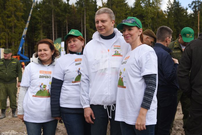 Ежегодная экологическая акция «Наш лес. Посади свое дерево» в Одинцовском городском округе