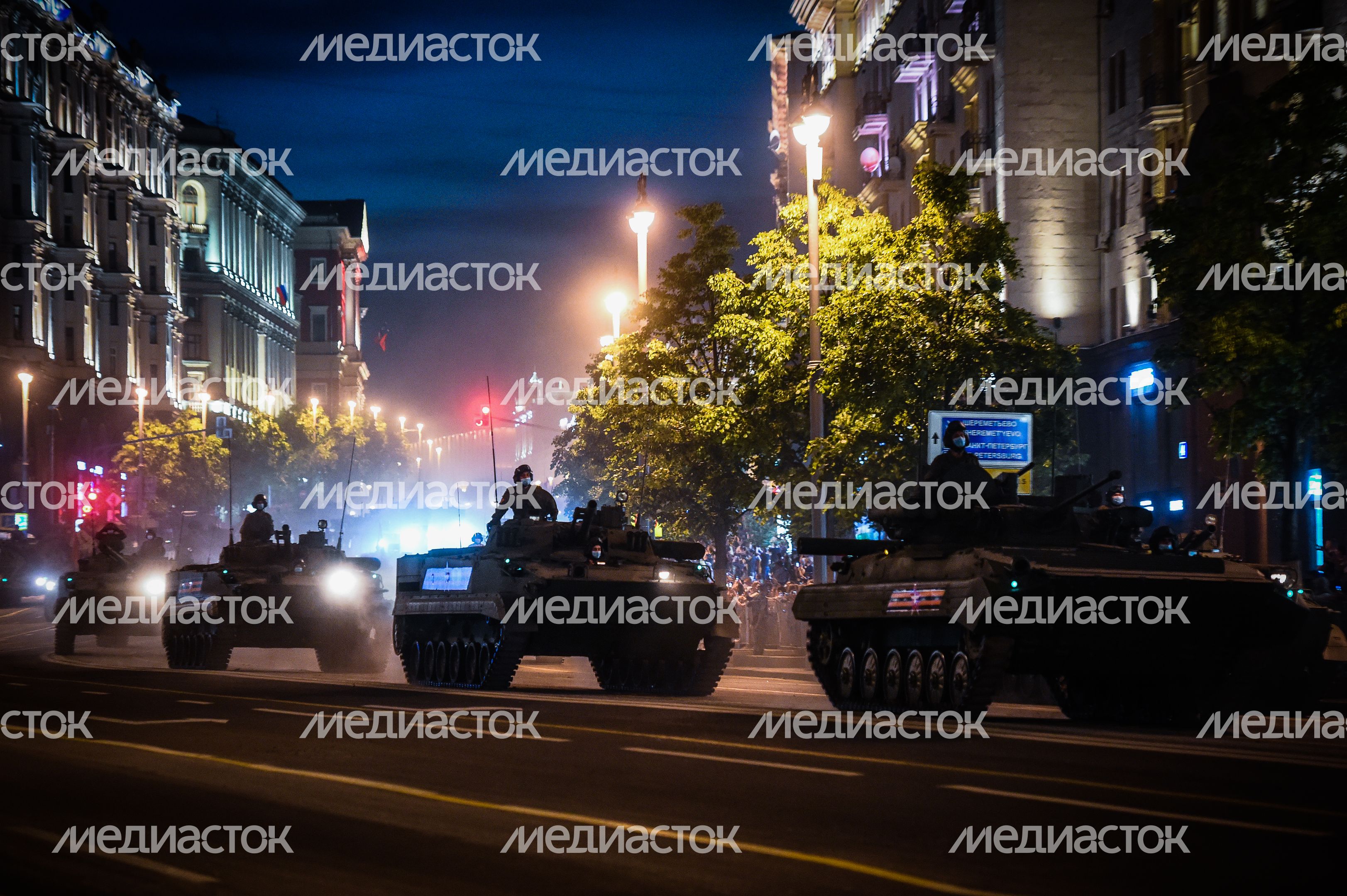 Вторая репетиция парада Победы в Москве