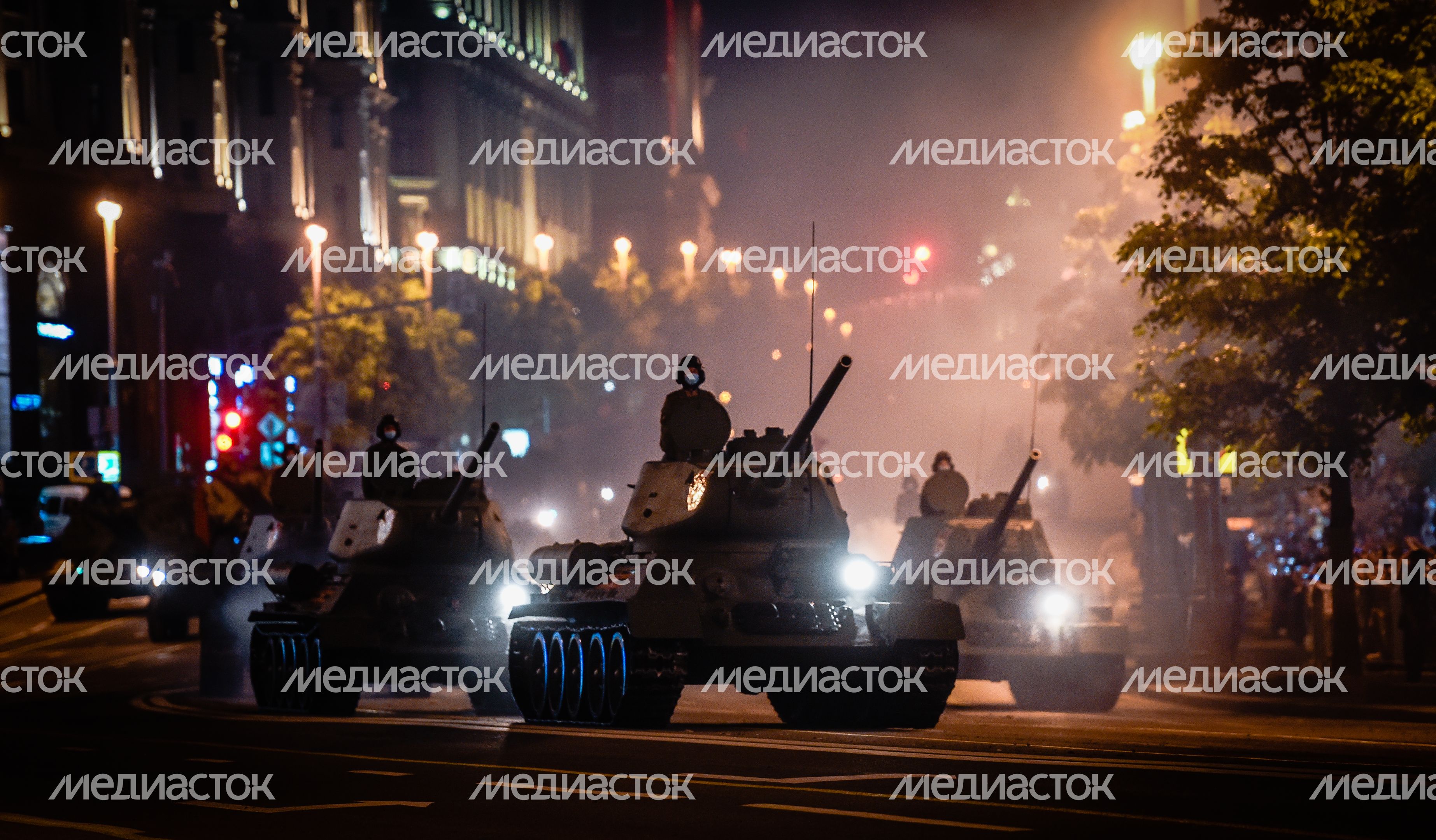Вторая репетиция парада Победы в Москве