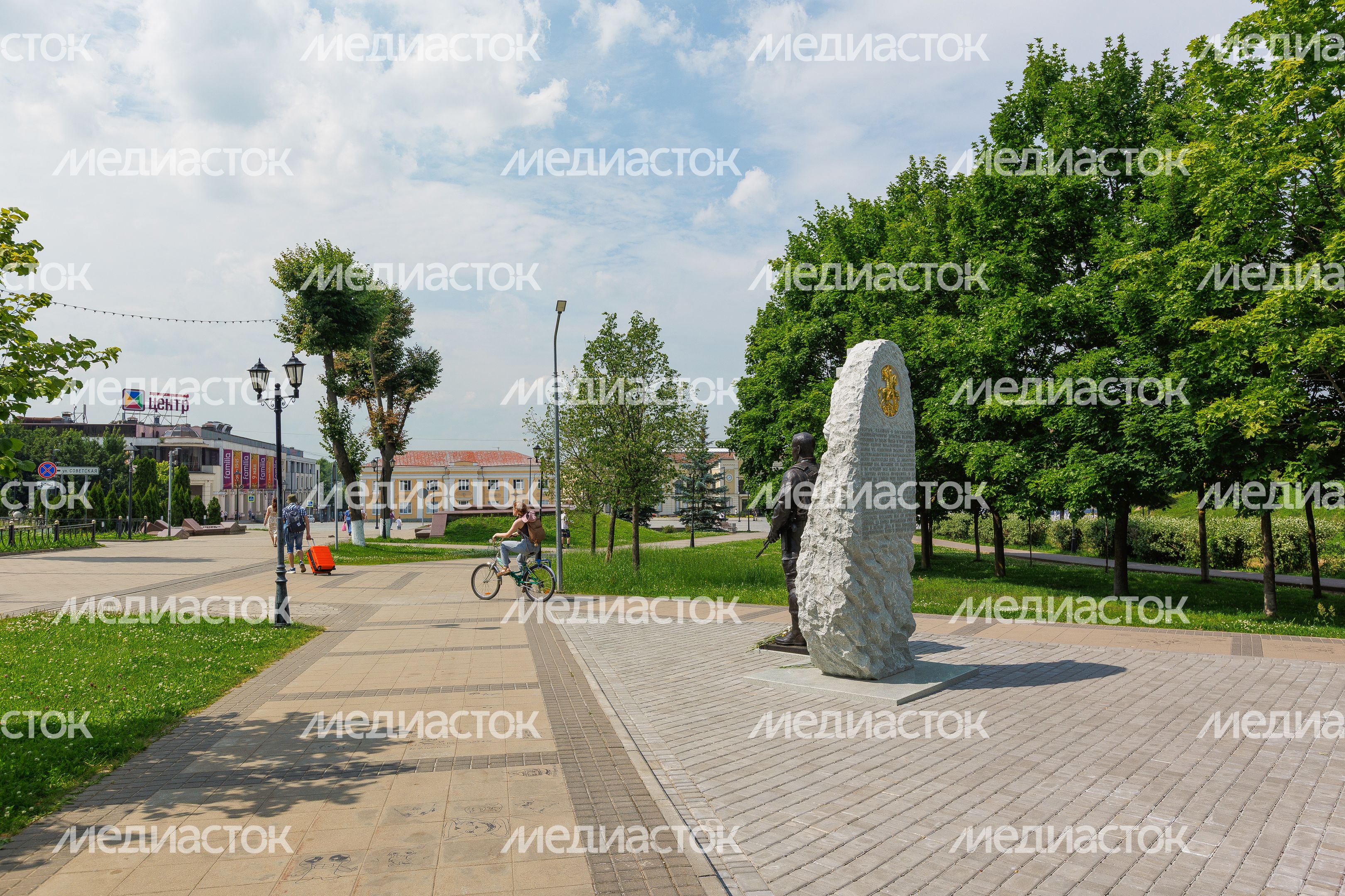 Памятник Героям СВО на улице Загорской в Дмитрове