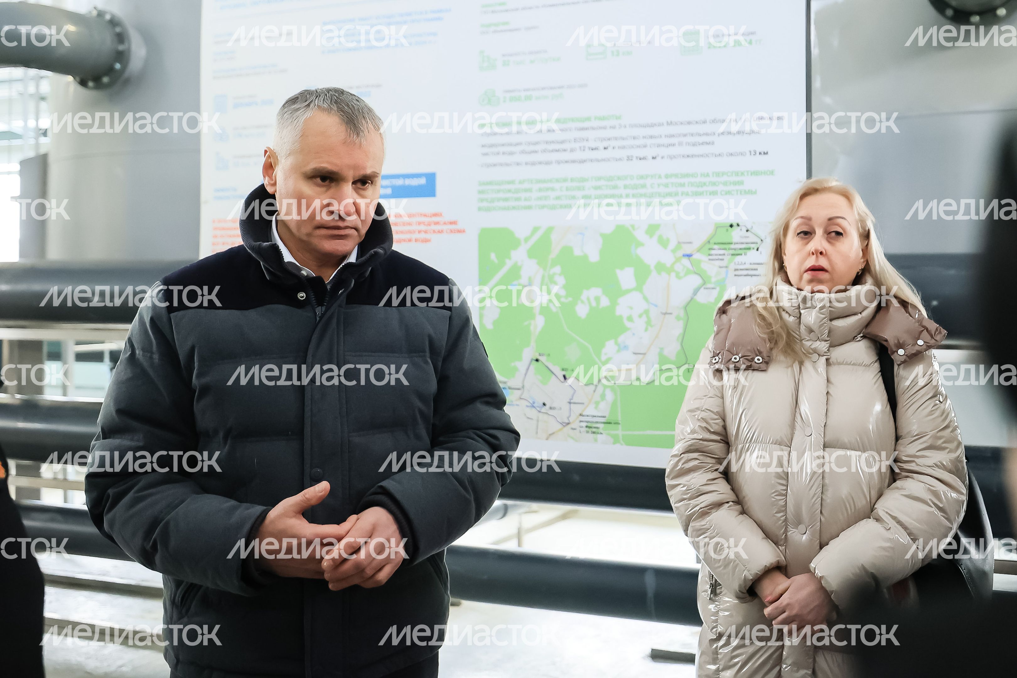 Посещение губернатором Подмосковья ВЗУ во Фрязине