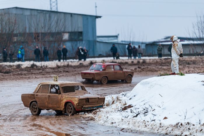 Автогонка в Мытищах