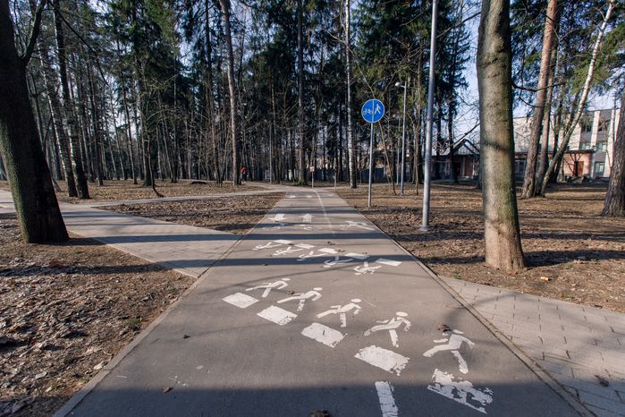 Сквер Героев Курсантов в микрорайоне Юбилейный города Королев