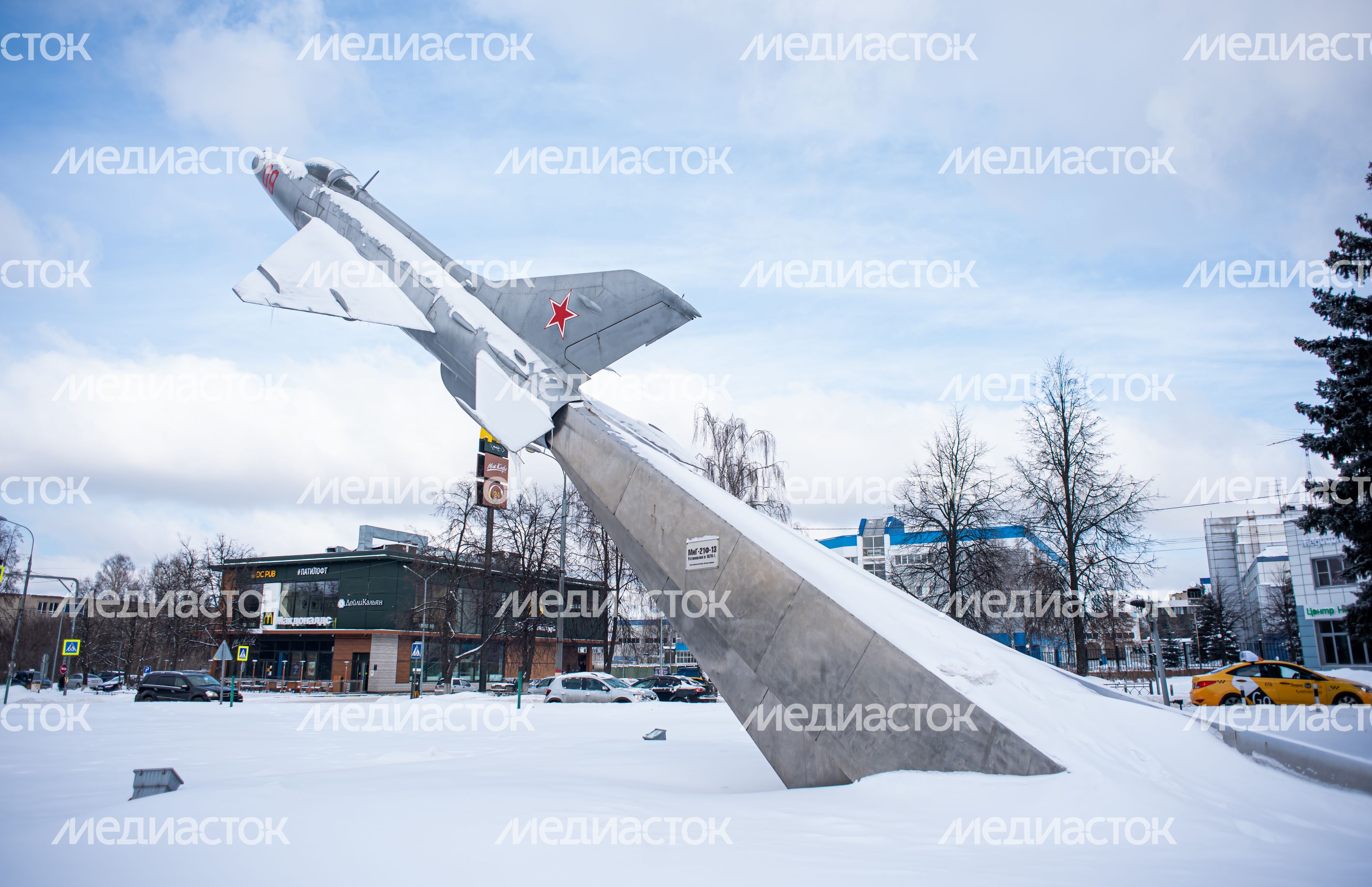 Зимние виды города Жуковский