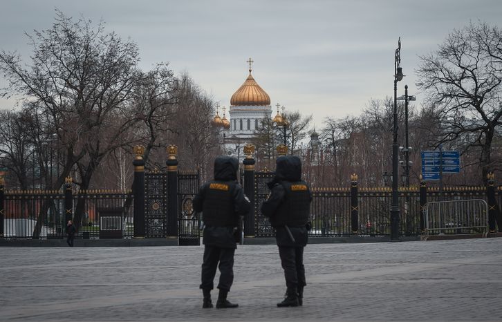 Москва во время режима всеобщей самоизоляции в связи с коронавирусом