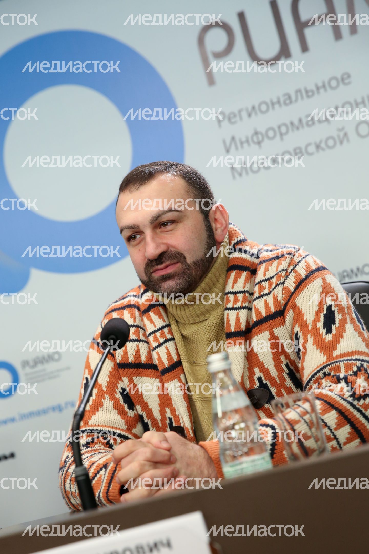 Пресс-конференция Давида Гвинианидзе в РИАМО