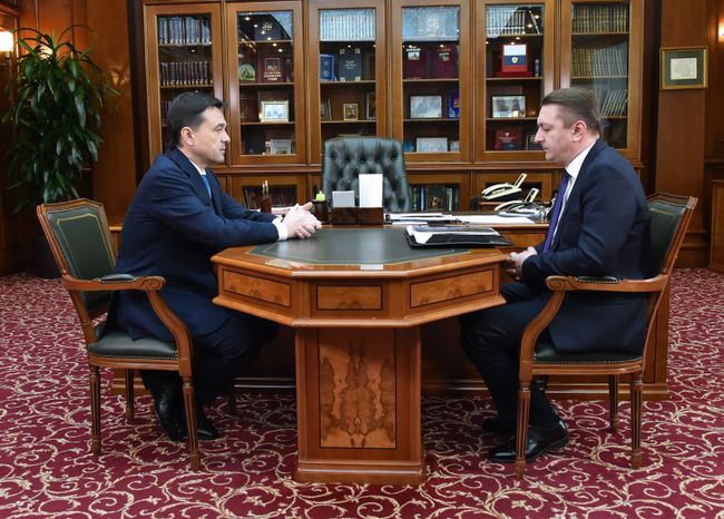 Рабочая встреча Губернатора МО с Главой Раменского района