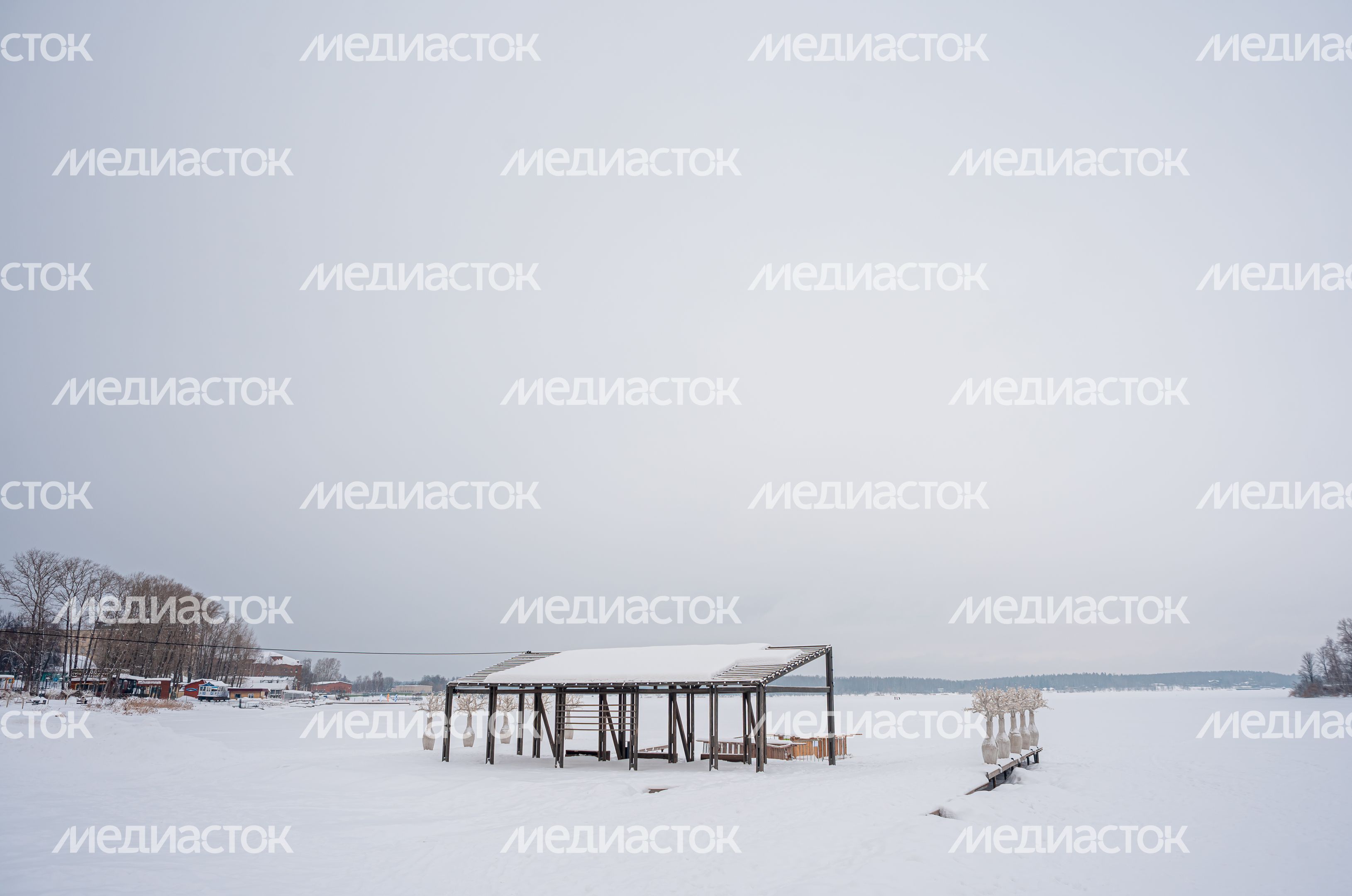 Зимние виды города Солнечногорск