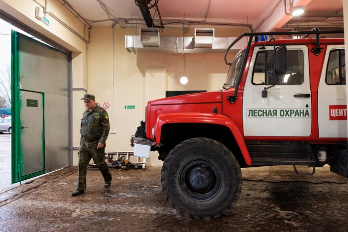 Лесопожарная станция «Чехов» после капремонта