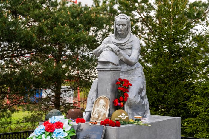 Братская могила в деревне Облянищево Можайского округа