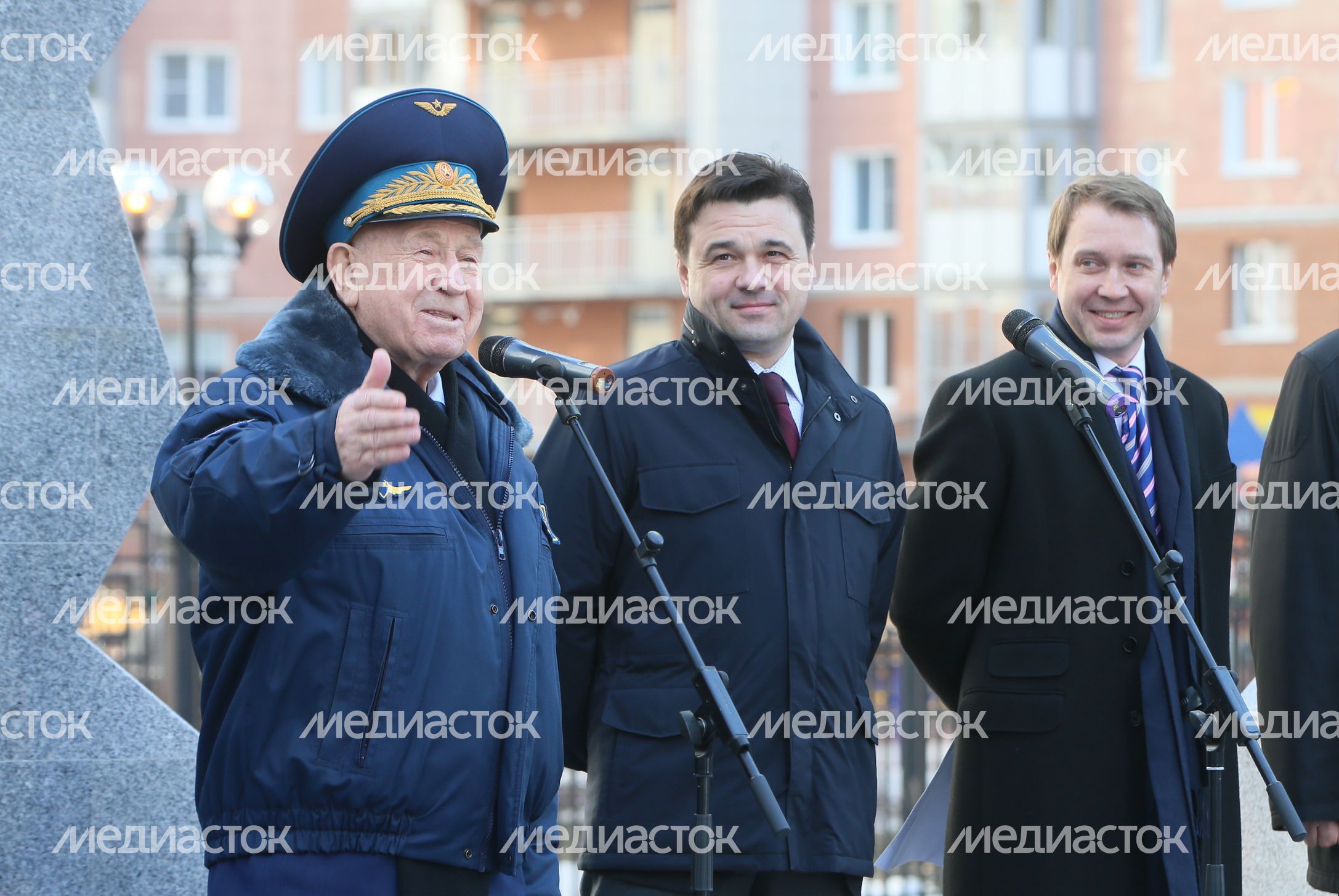 Открытие Аллеи Космонавтов в Красногорске Открытие Аллеи Космонавтов в Красногорске