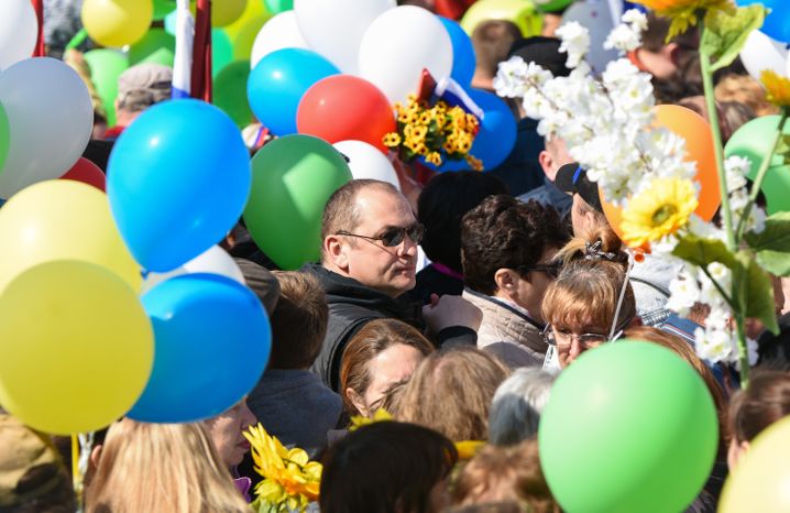 Первомайская демонстрация на Красной площади