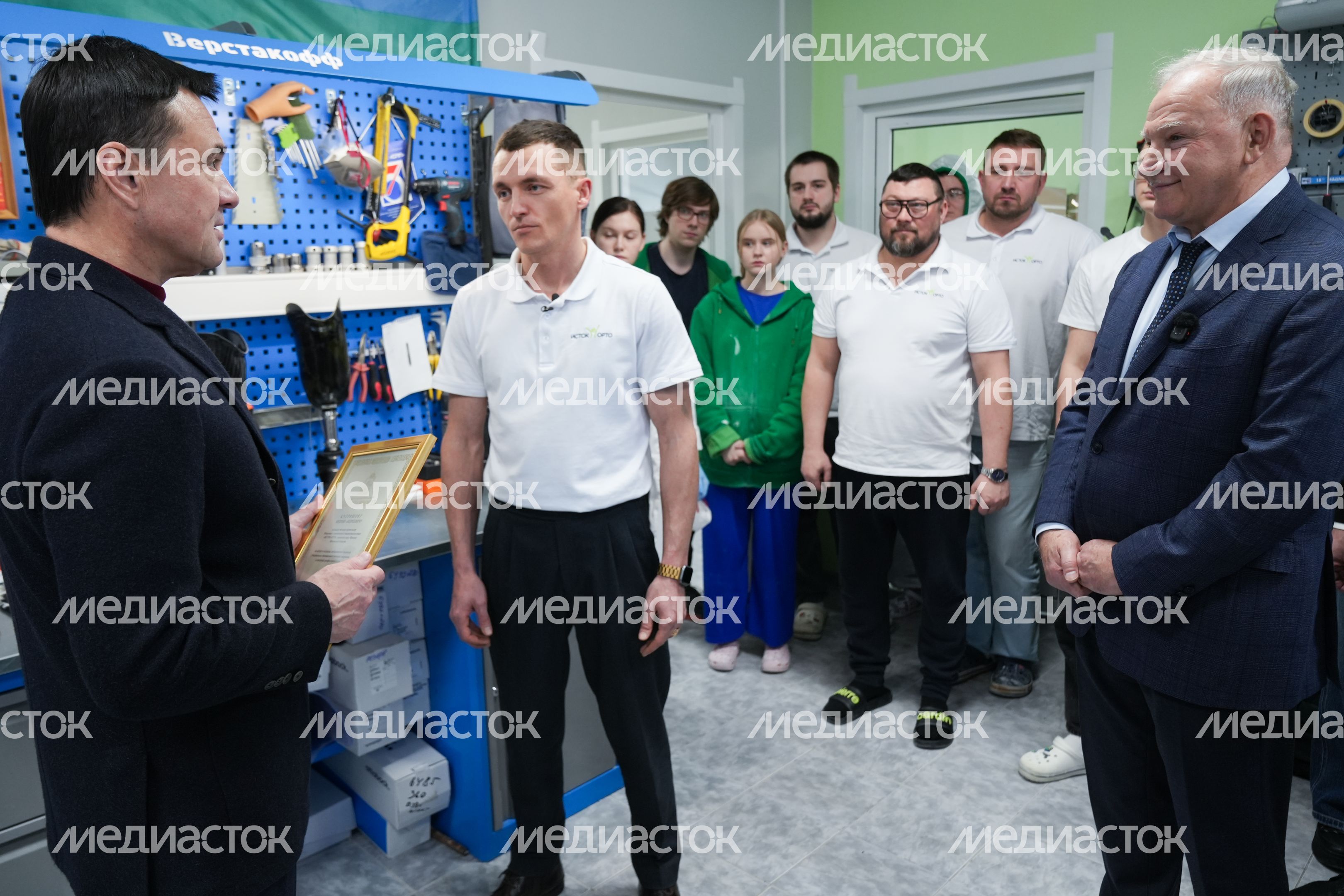 Андрей Воробьев посетил Центр протезирования и реабилитации "Исток-Орто" во Фрязино Андрей Воробьев посетил Центр протезирования и реабилитации "Исток-Орто" во Фрязино