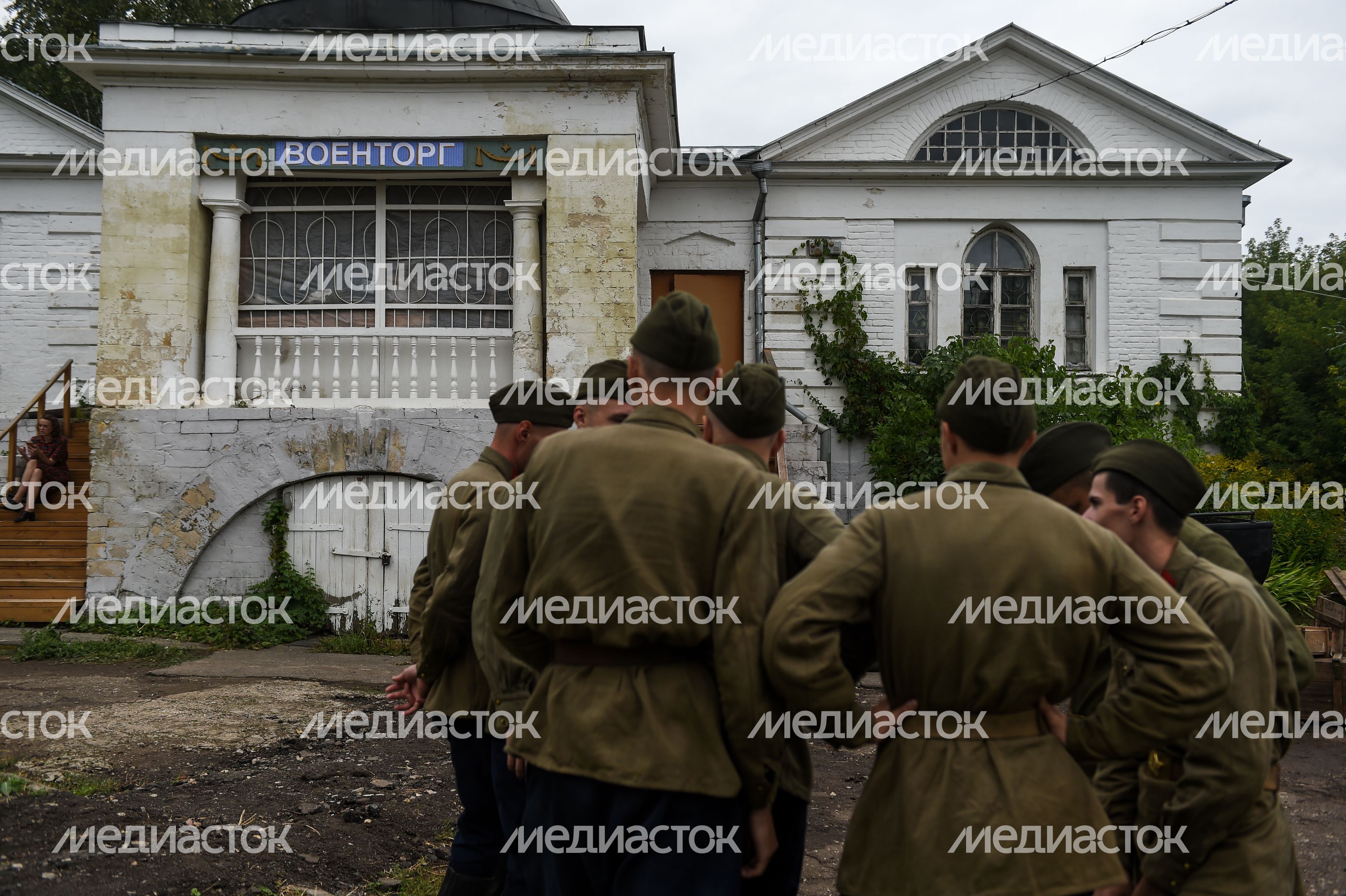 Андрей Воробьев посетил съемочную площадку фильма Ильинский Рубеж