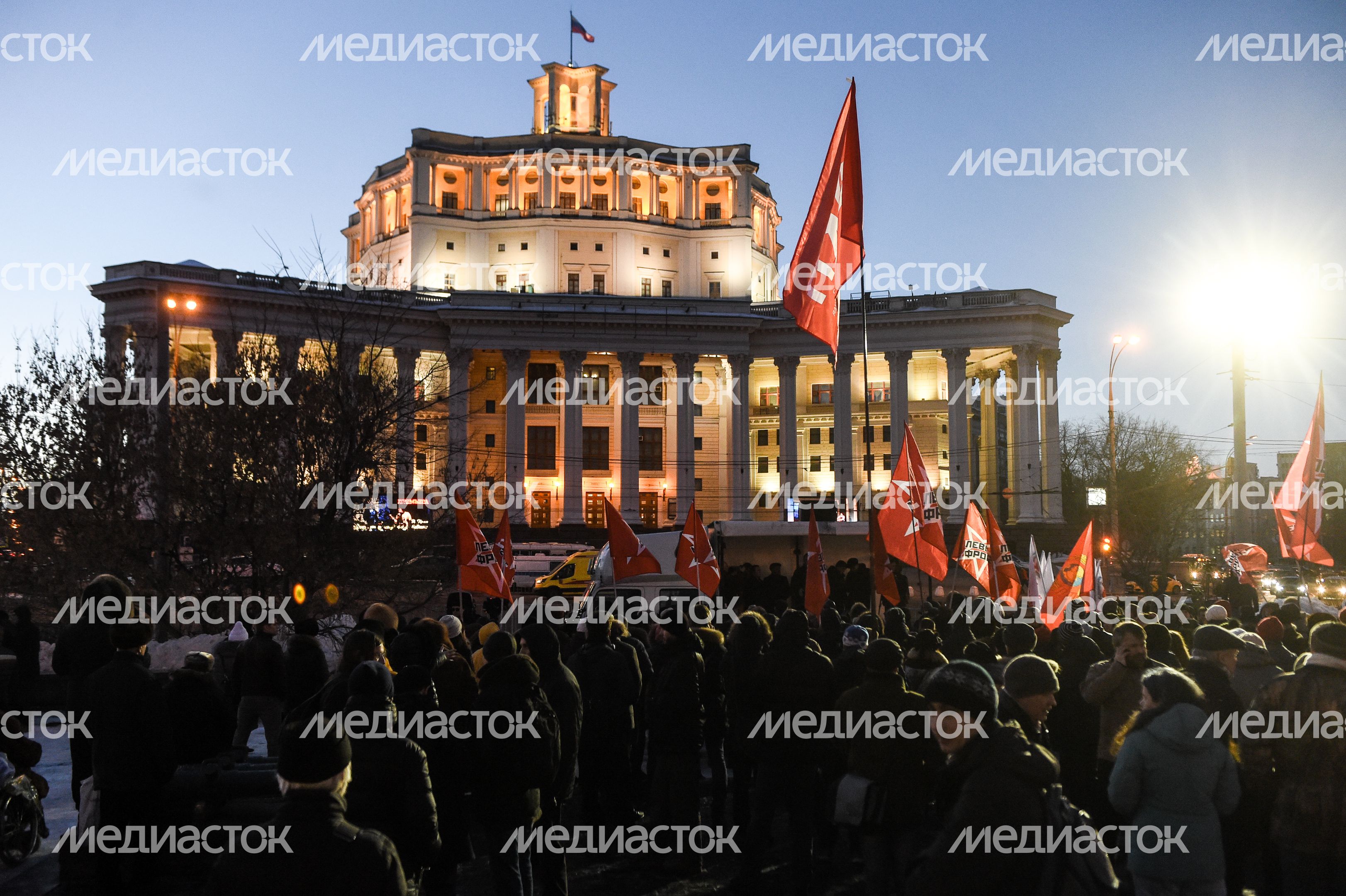 Митинг, приуроченный к выборам президента России, прошел в Москве