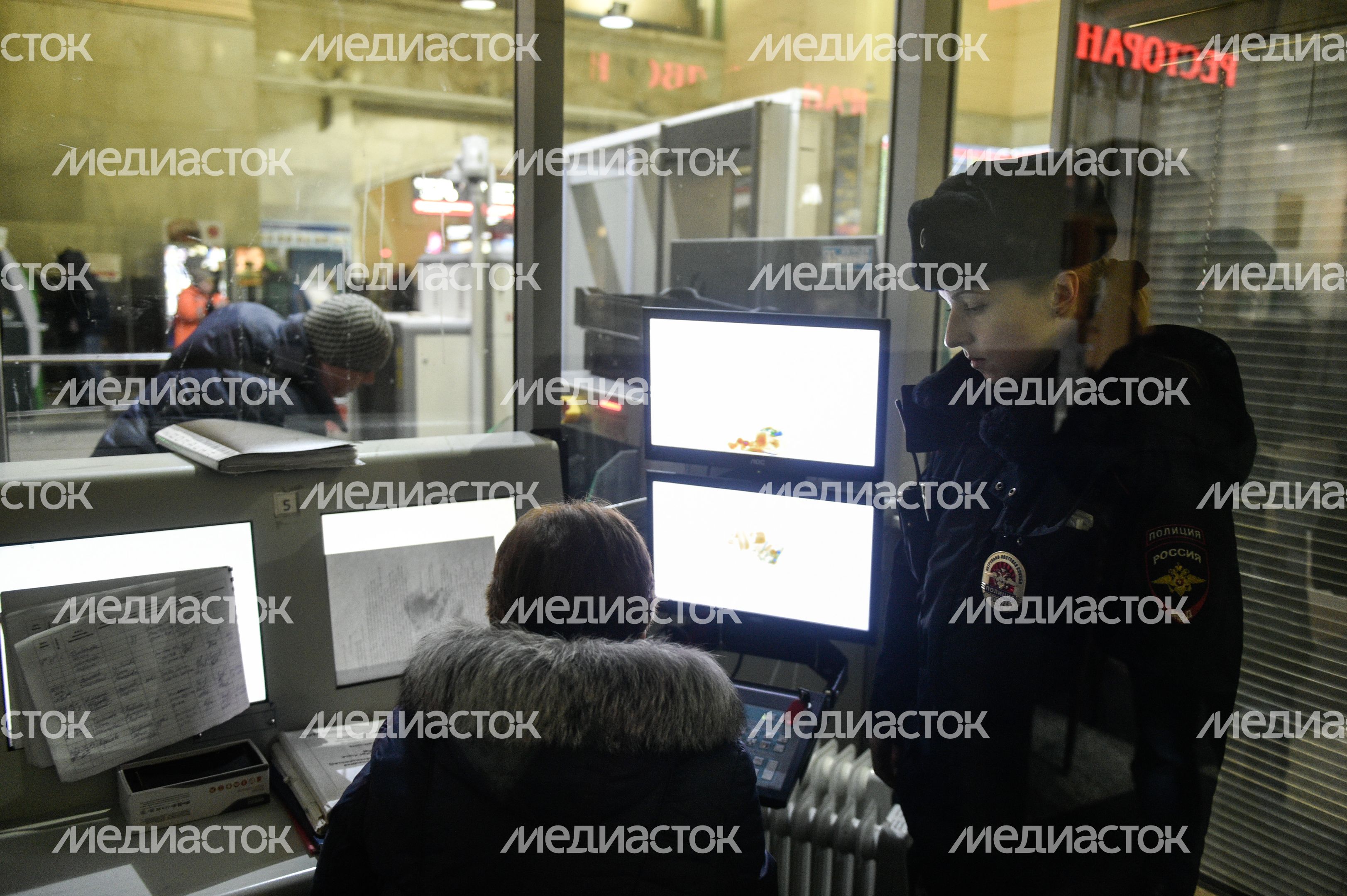  Работа Полиции на Казанском вокзале