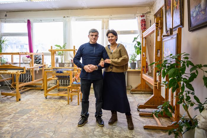 В мастерской художников Ильи и Натальи Рожковых в Орехово-Зуевском г.о.