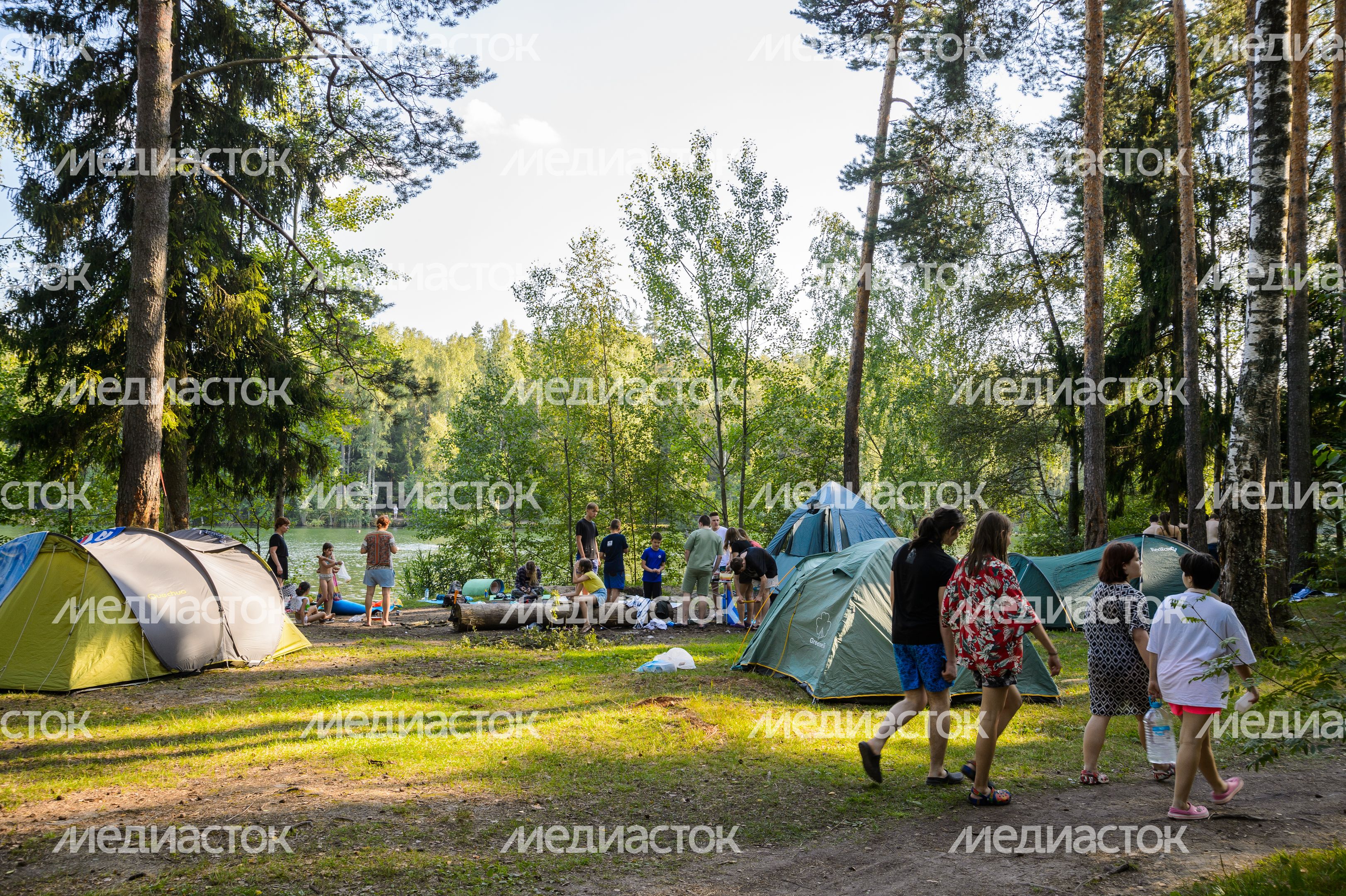 Озеро Северное в Черноголовке