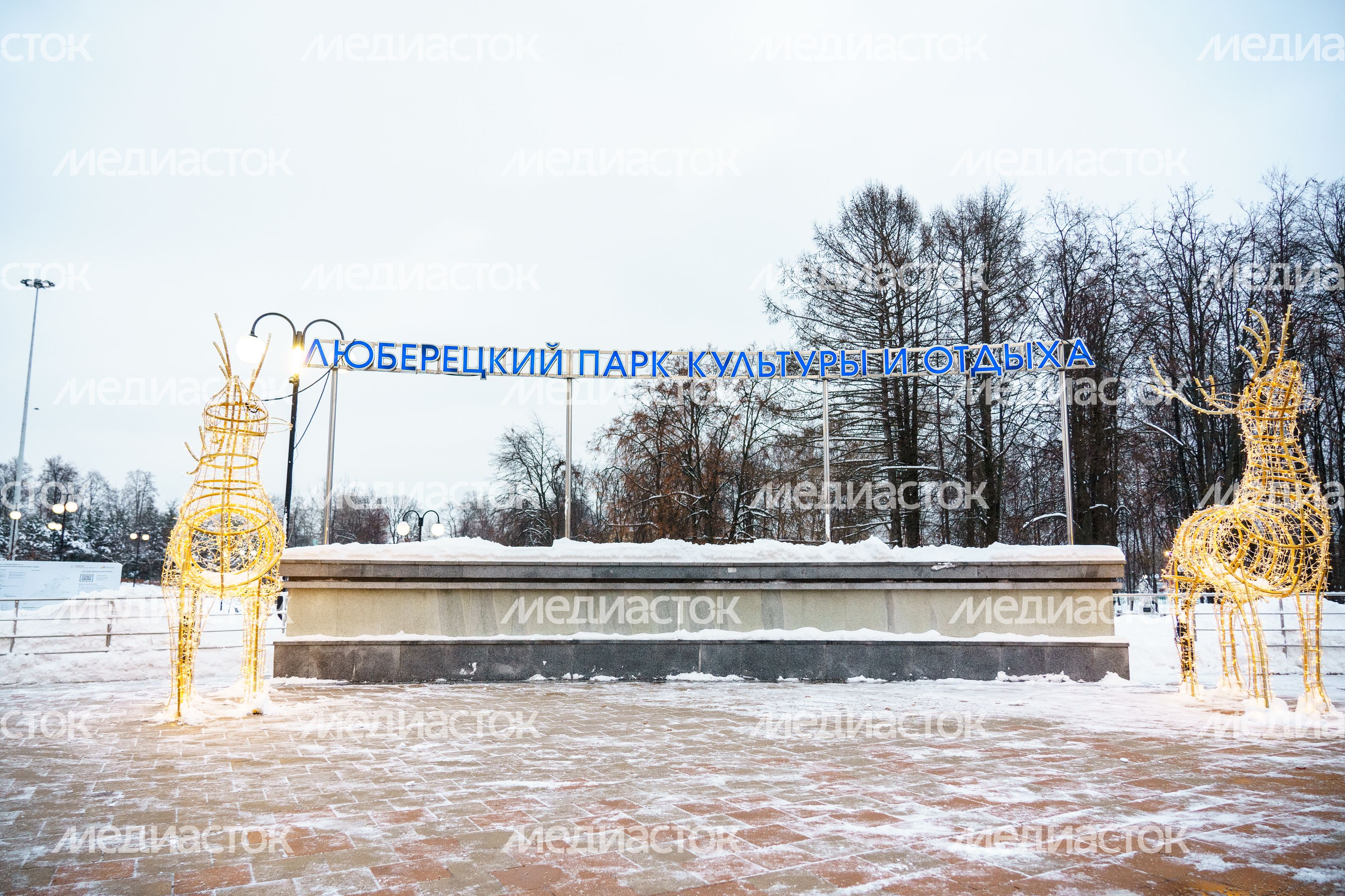 Люберцы. Центральный парк. Зима