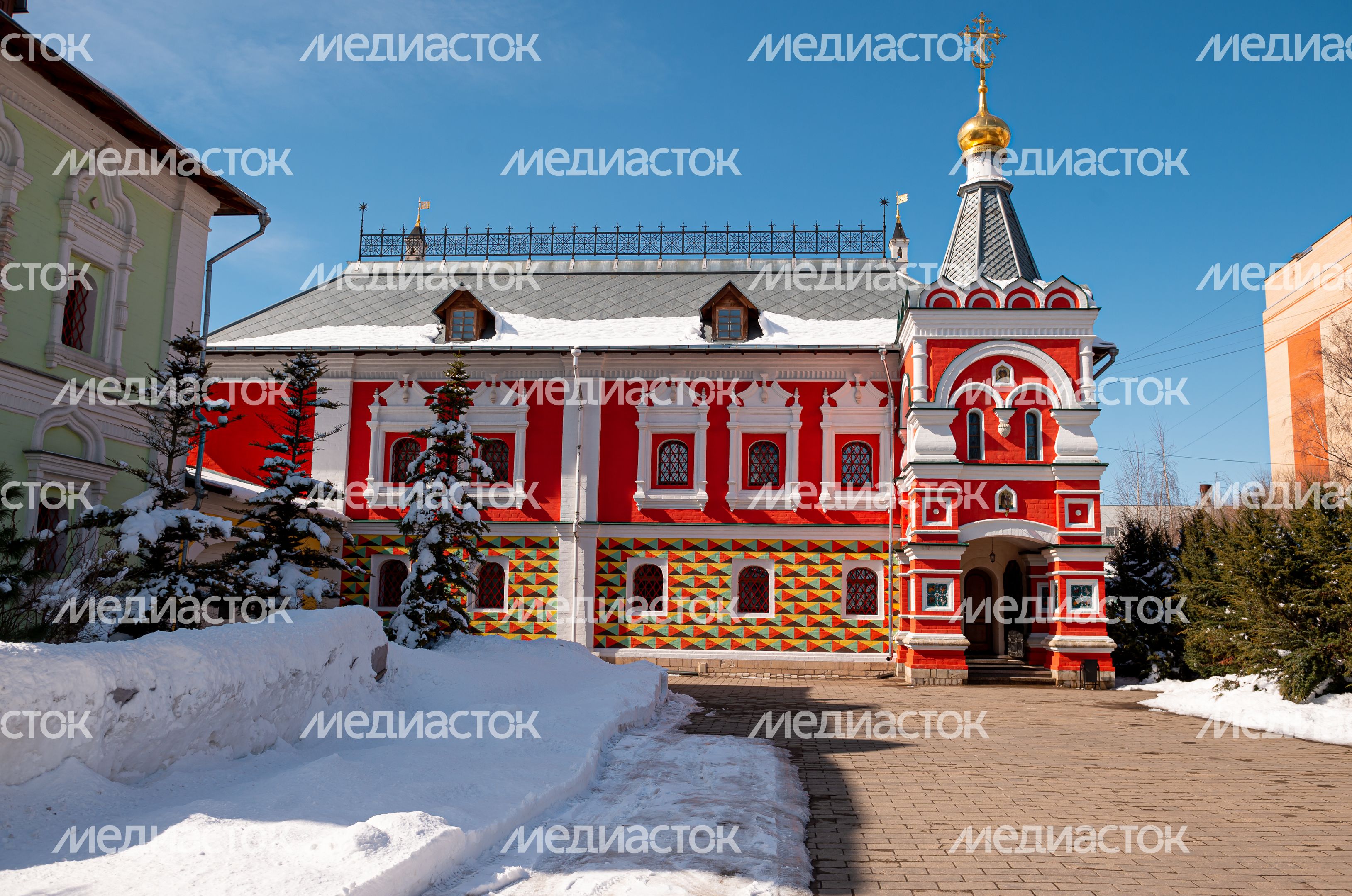 Зимние виды Храма Благовещения Пресвятой Богородицы
