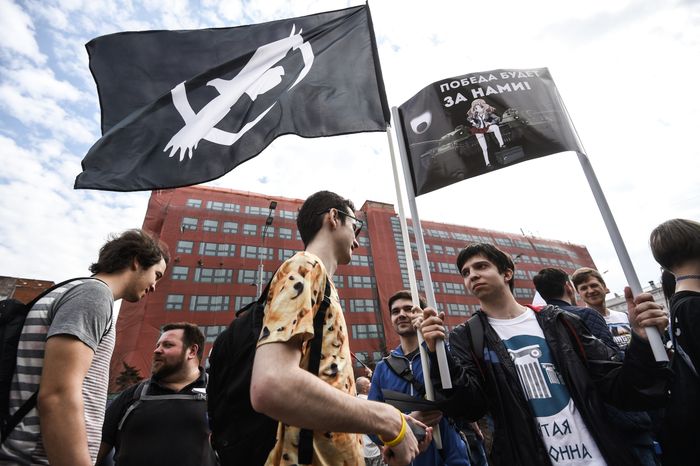 Митинг против блокировки Telegram в Москве