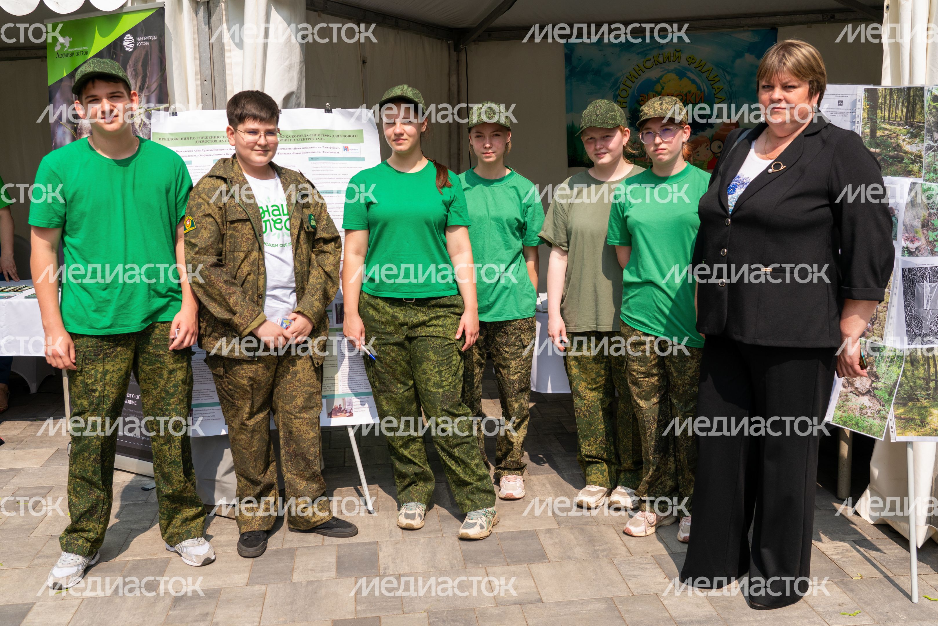Участники из школьных лесничеств Московской области представили проект на ярмарке экологических проектов в Химках