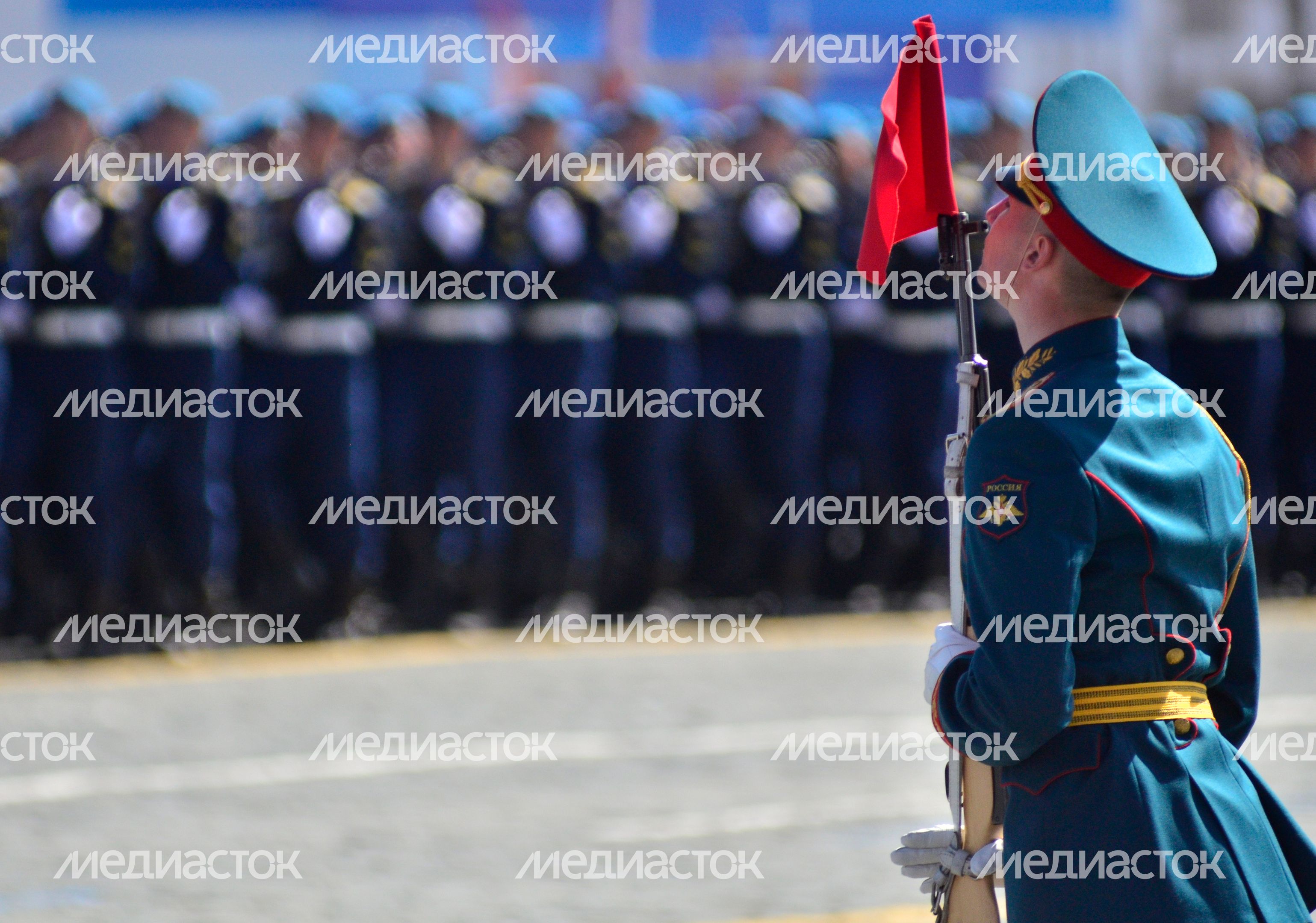 Генеральная репетиция парада Победы на Красной площади