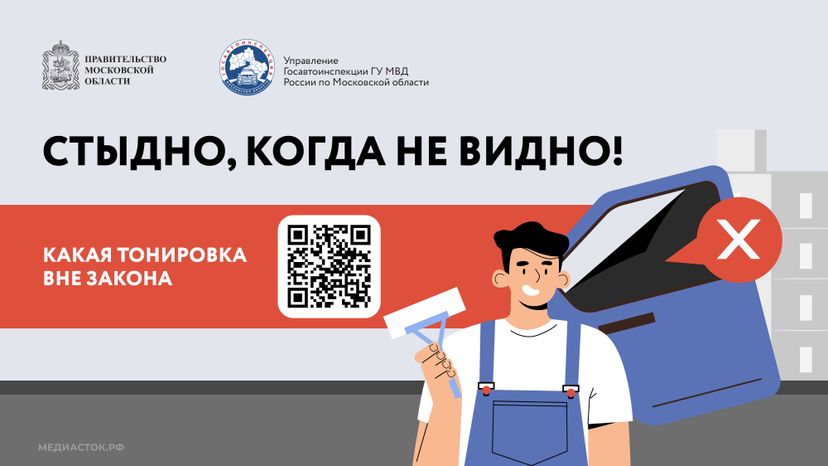 Какая тонировка вне закона QR Горизонталь 01