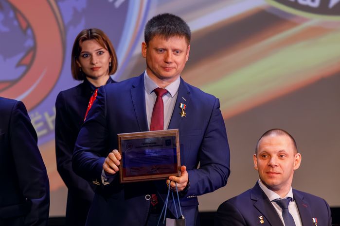 Торжественное собрание в честь возвращения космонавтов в Доме космонавтов Звездного городка