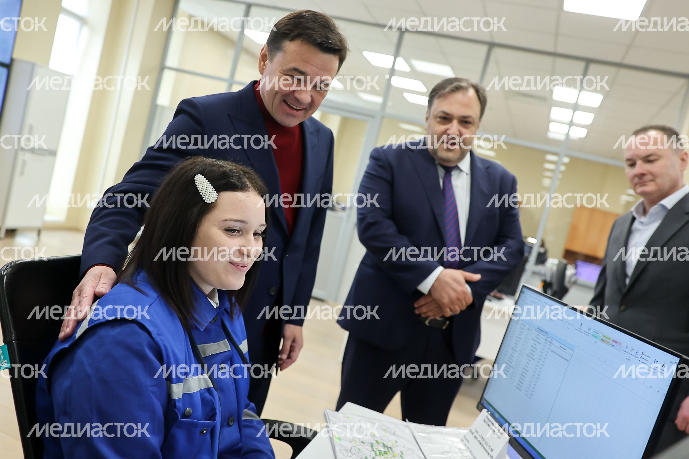 Поздравление Губернатором Подмосковья сотрудников Московской областной станции скорой медицинской помощи с профессиональным праздником