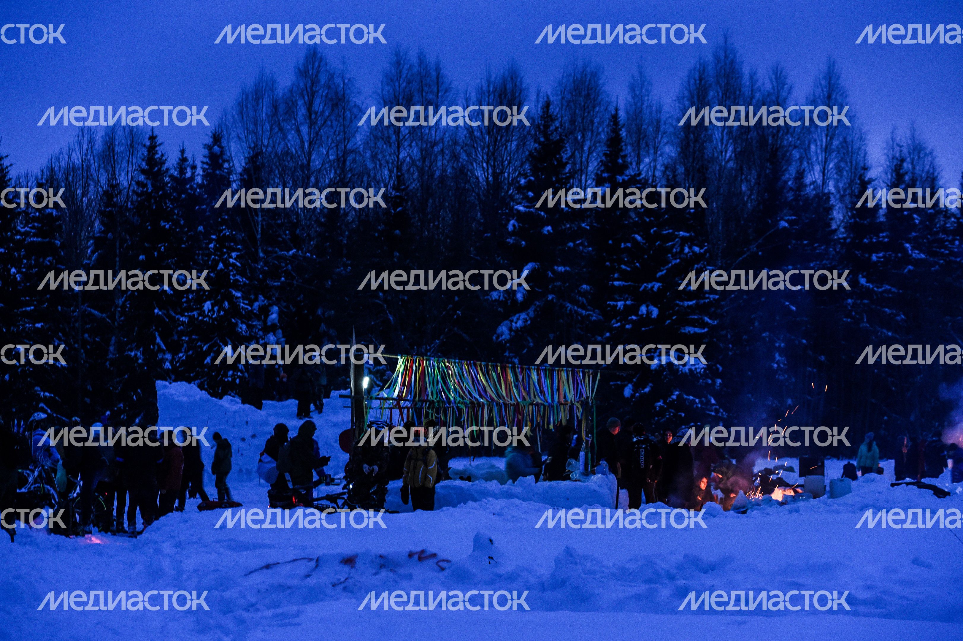 Празднование Масленицы в Копнино