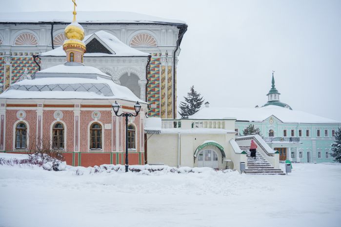 Сергиев Посад. Свято-Троицкая Сергиева лавра. Зима