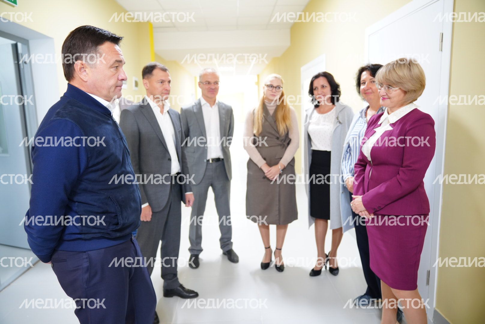 Проверка работы школы №3 в Кашире Губернатором Подмосковья