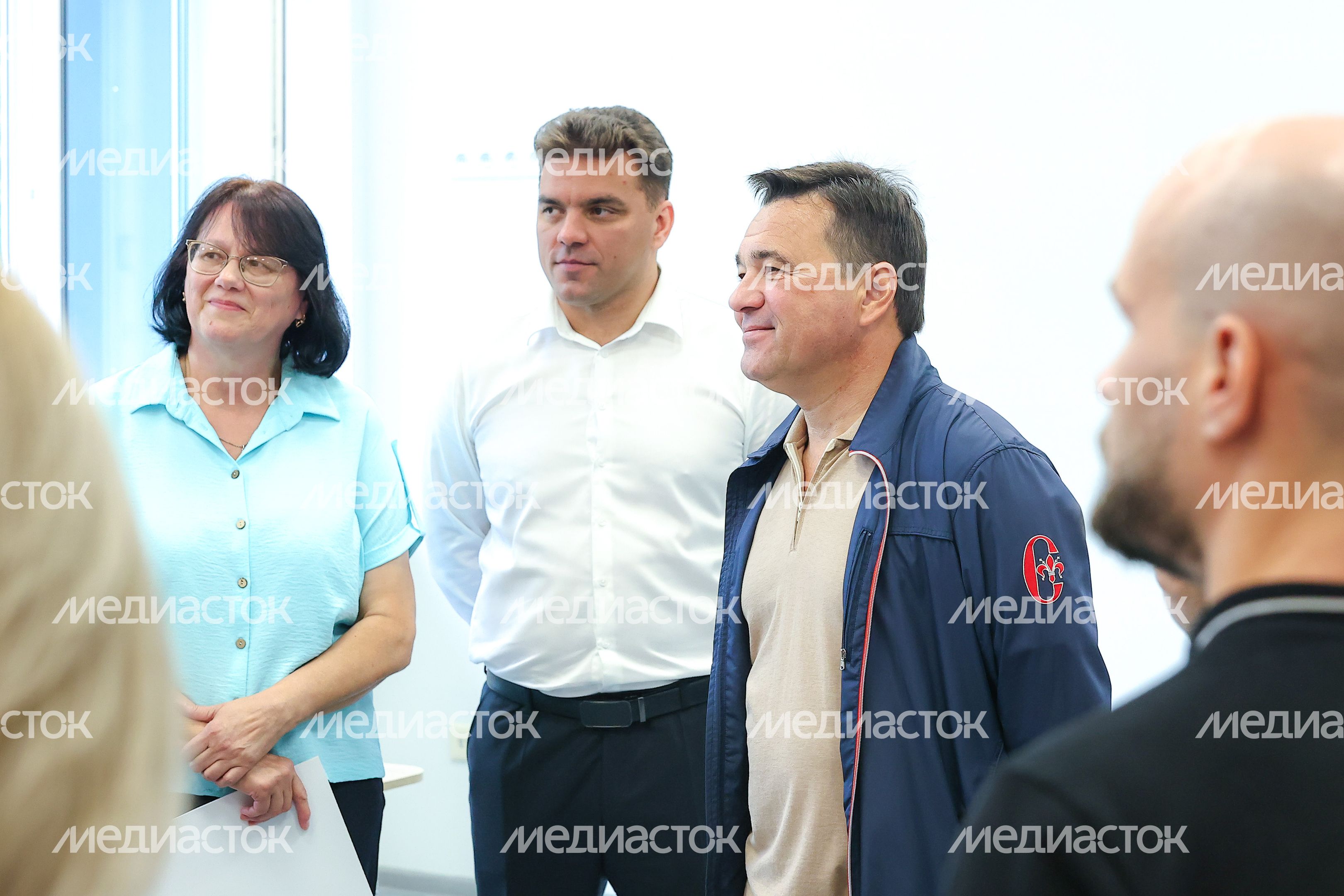 Посещение Губернатором Подмосковья школы №2 в Можайске