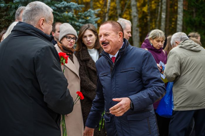 Торжественная встреча космонавтов-рекордсменов по пребыванию на МКС в Звездном городке